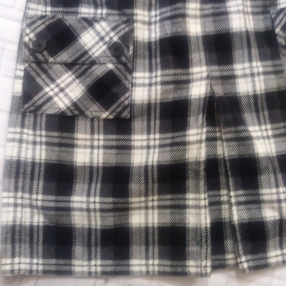 Ann Taylor Loft  Y2K Preppy Black White Skirt Size 4 - Picture 4 of 8